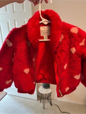 Toddler Janie & Jack heart jacket
